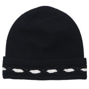Chanel Coco Mark Cashmere Beanie Men's